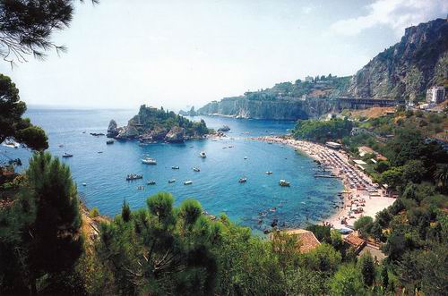 La Playa de Taormina es de una belleza incomparable