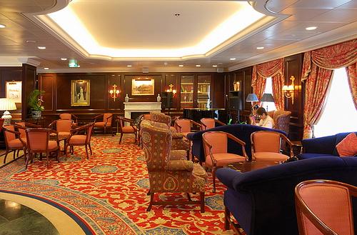 Uno de los elegantes salones del Ocean Princess (Princess Cruises) CRUCEROS PRINCESS CRUISES OFERTA OCEAN PRINCESS