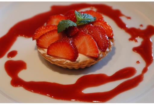 uno de los exclusivos postres de SilverSea