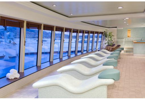 La espectacular sala de relajación del Spa