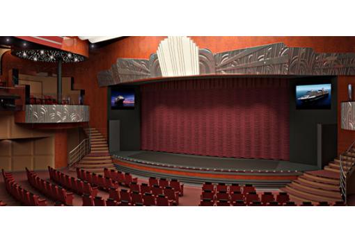 El elegante Teatro del barco