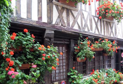 Descubrirá la belleza de la arquitectura tradic. de Francia