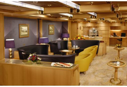 El exclusivo Neptune Lounge, reservado a las Suites