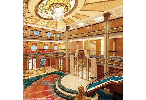 El nuevo atrium del Disney Magic