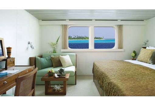 Las cabinas son amplias y confortables