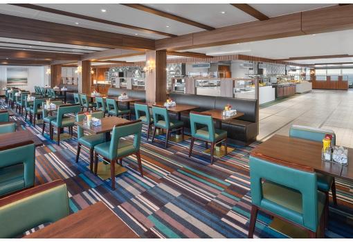 El buffet Garden Cafe ofrece una gran variedad culinaria