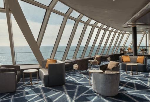 Espectaculares vistas desde el Spinnaker Lounge