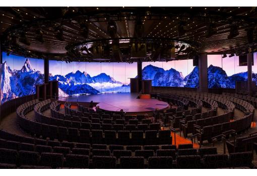 Nos esperan teatros impresionantes como el "World Stage"