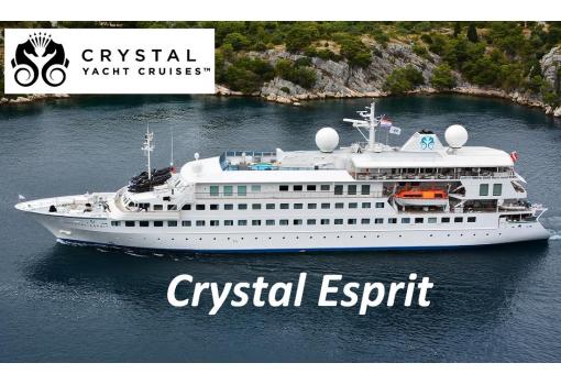 El Crystal Esprit es un lujoso yate de crucero