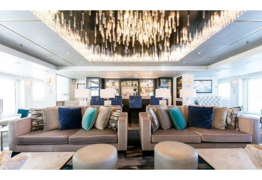 El Lounge es el lugar más social del barco