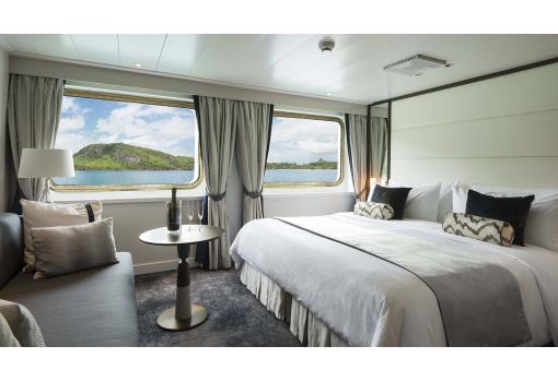 La suites son amplias y confortables (Yacht Suite)