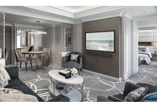La Owners Suite es la más amplia y lujosa