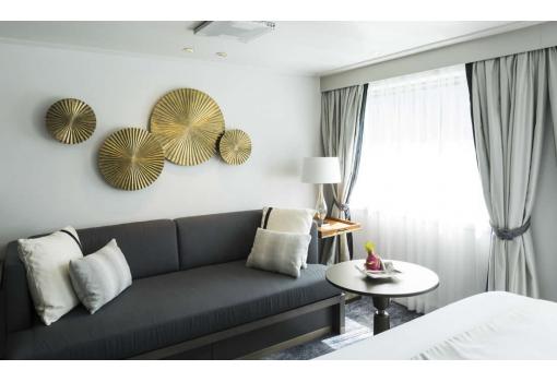 Las suites Yacht tienen una encantadora zona de estar