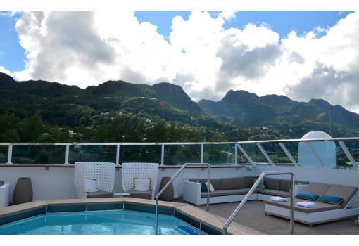 Vistas desde la piscina