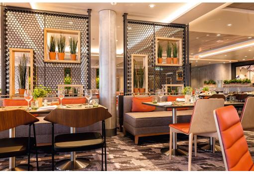 Otro de los espacios del restaurante Mediterran