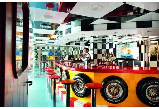 Bar del simulador de Formula 1