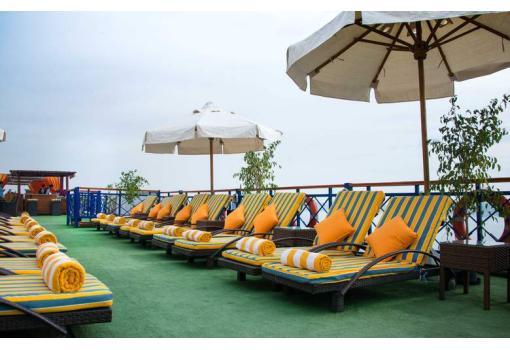 Hamacas en el Solarium