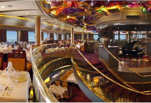 Otra imagen del refinado Restaurante "Vista" situado en Popa