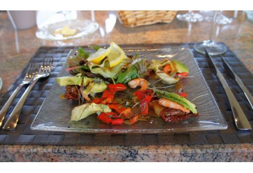 Cada plato es cuidadosamente preparado
