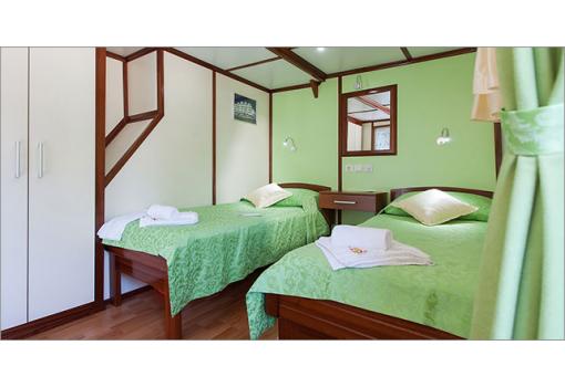 Las cabinas del MY Le Cordea