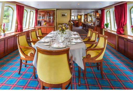 El Comedor a bordo del Spirit of Scotland