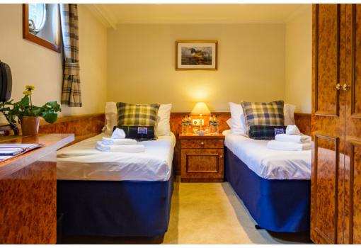 Una de las cabinas del Spirit of Scotland
