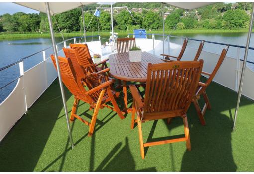La Terraza Cubierta a bordo del Spirit of Scotland