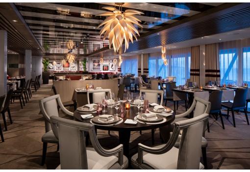 El exclusivo Restaurante Luminae,reservado a pasajeros Suite