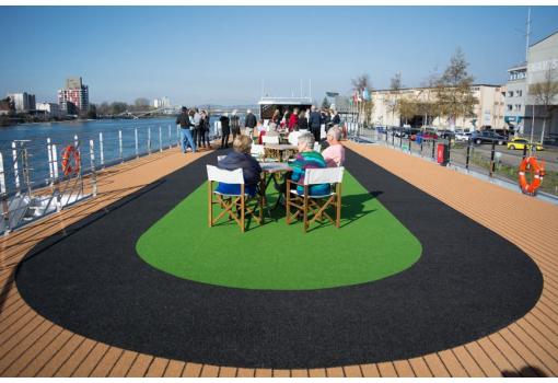 El solarium ofrece grandes vistas