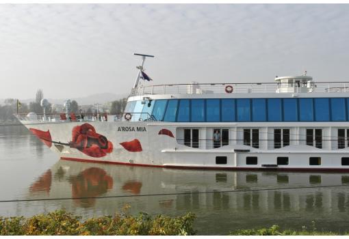 El A-Rosa Mia es un encantador buque de crucero fluvial