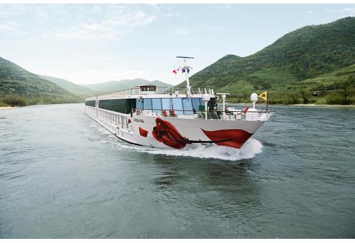 Un buque que opera cruceros fluviales por el Danubio
