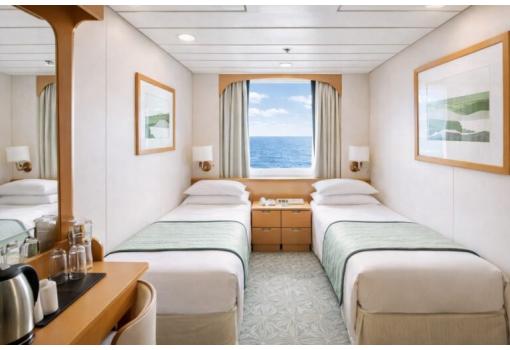 Camarote exterior con ventana